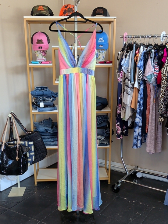 Touch Me Dresses & Skirts - Rainbow Maxi Dress